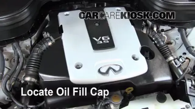2008 Infiniti EX35 Journey 3.5L V6 Aceite Agregar aceite